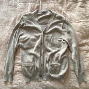 J Crew Men’s Grey Cardigan large